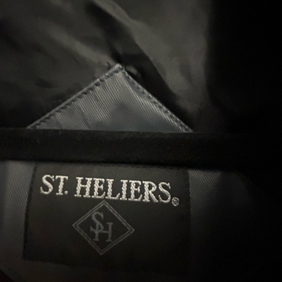 ❄️St. Helier’s” Men’s Big & Tall Black Winter Coat❄️Size L - Picture 10 of 15